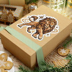 Leo Astrology Kiss-Cut Sticker | Lion Zodiac Decal