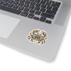 Cancer (Blue) Astrology Kiss-Cut Sticker | Crab Zodiac Decal