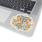 Gemini (Blue) Astrology Kiss-Cut Sticker | Zodiac Decal