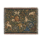 Signs Among the Vines, Woven Astrology Blanket