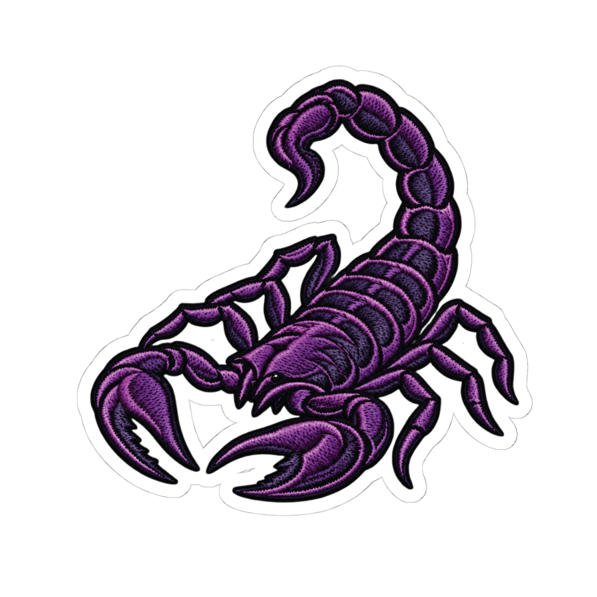 Scorpio (Purple) Astrology Kiss-Cut Sticker | Scorpion Zodiac Decal