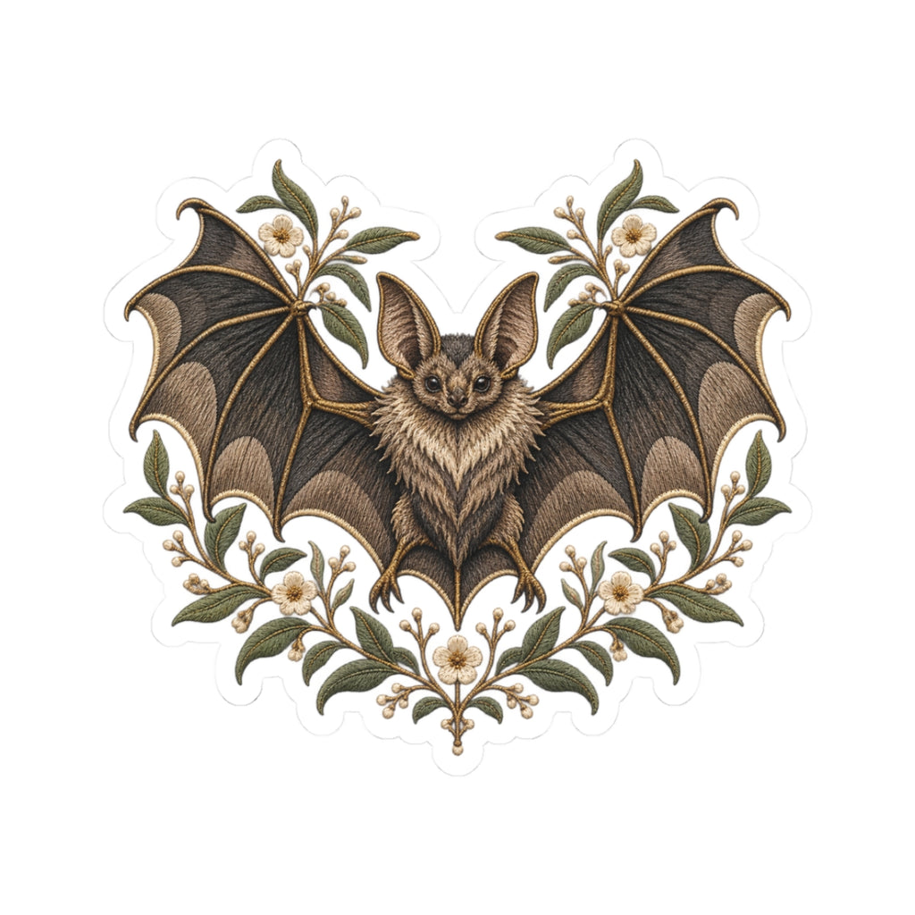Bat Familiar Kiss-Cut Sticker
