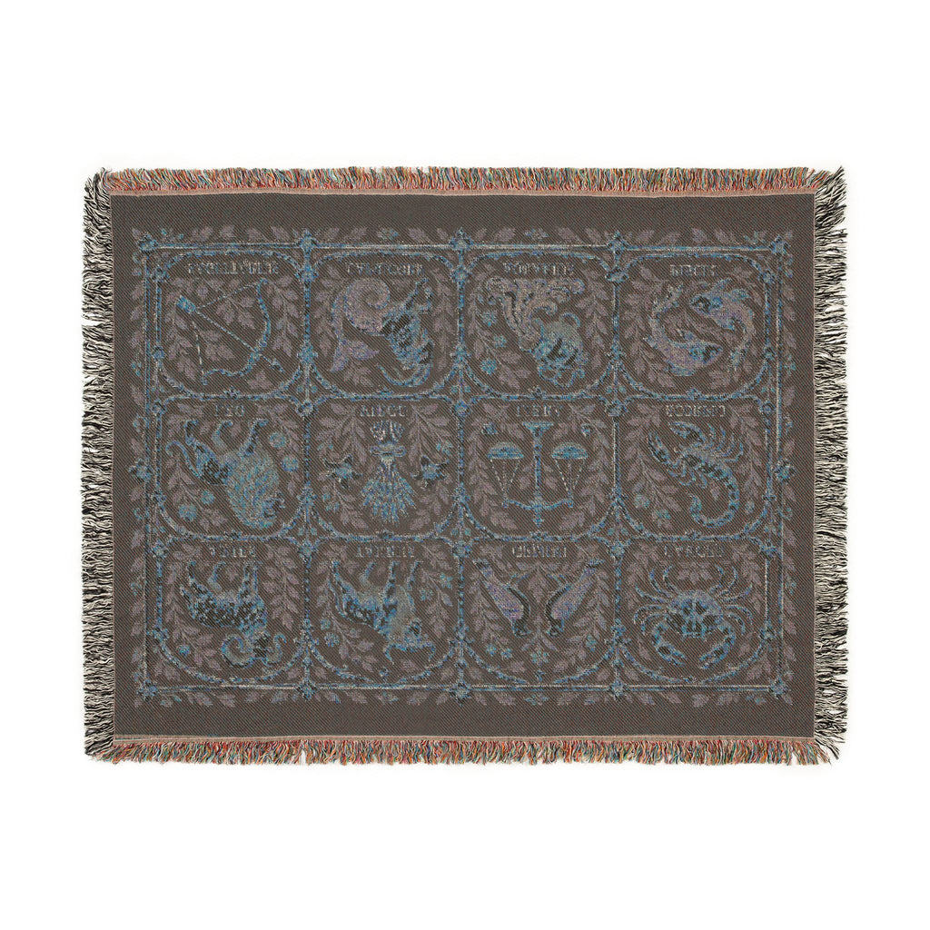 Zodiac Garden Woven Blanket