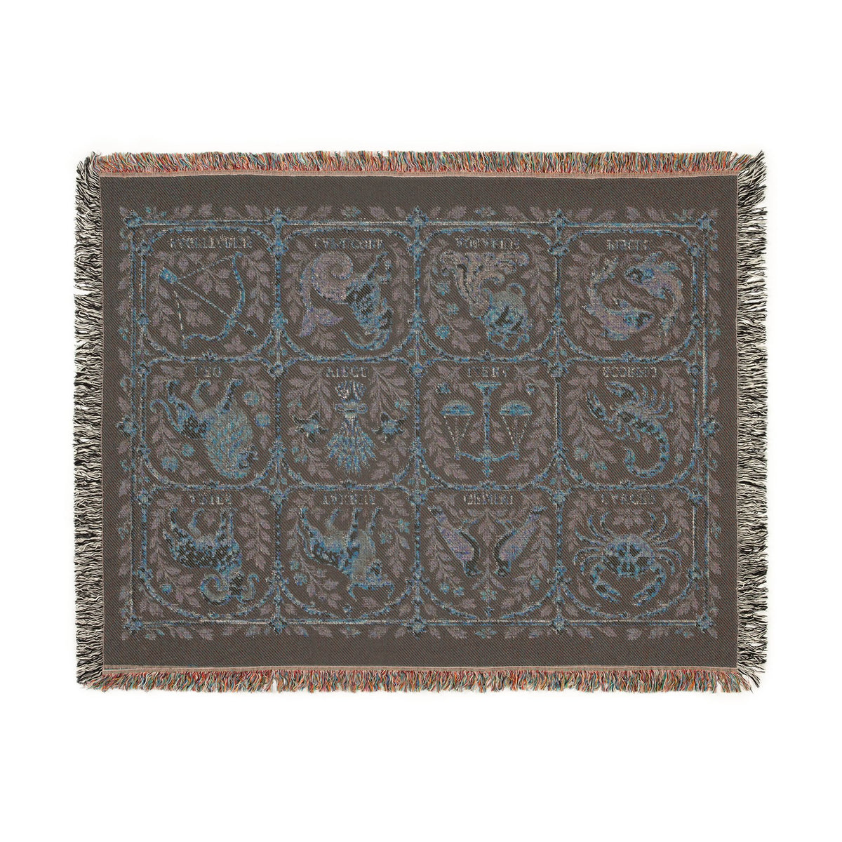 Zodiac Garden Woven Blanket
