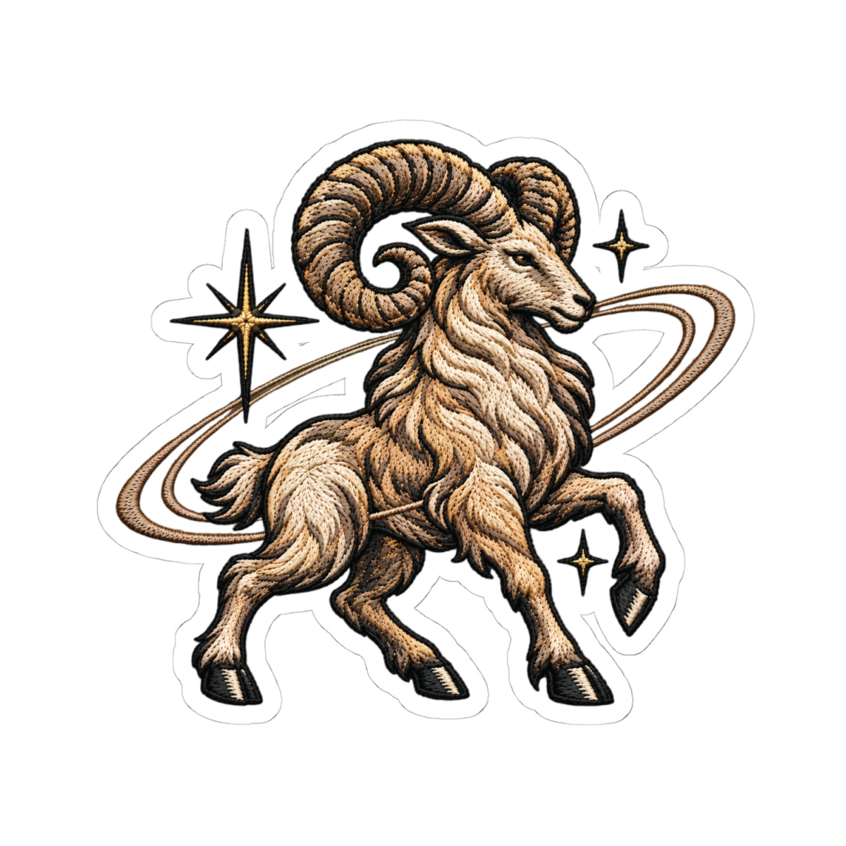 Aries Constellation Kiss-Cut Sticker | Zodiac Decal